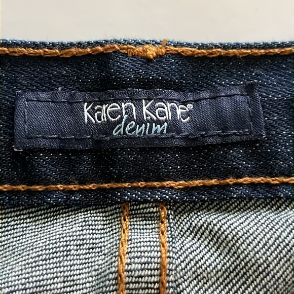 Karen Kane Denim Bootcut Mid Rise Size 10 - Picture 10 of 16